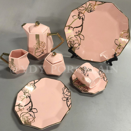 modern tea set