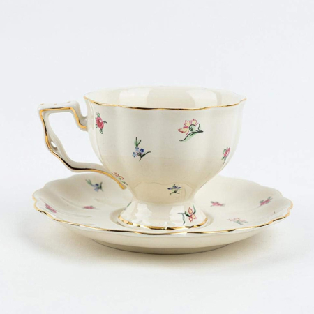 Floral British Tea Cups