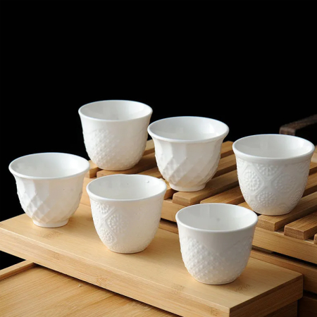 embossed cawa cup set