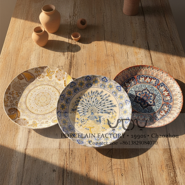 morocco ceramic plates