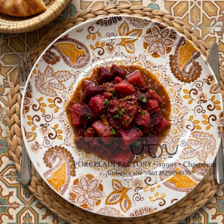 morocco ceramic plates